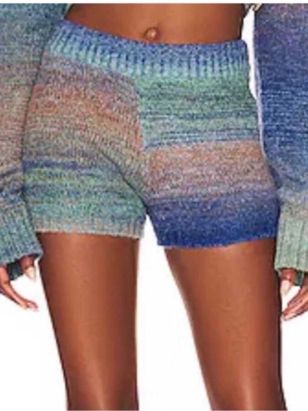 L’space Zoe Ombré Knit Shorts